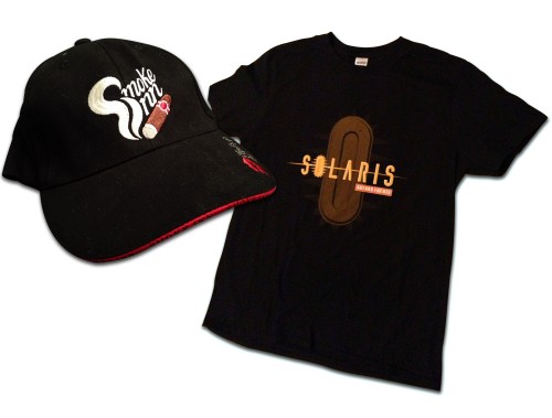 smoke-inn-hat-and-shirt Smoke Inn Cigar Hat with Solaris T Shirt