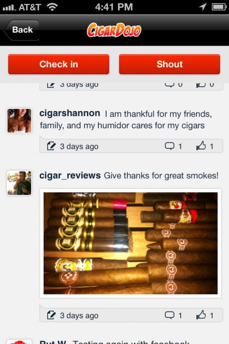 give-thanks Cigar giveaway example