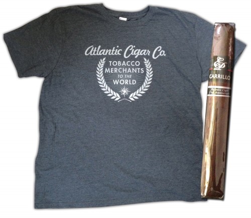atlantic-t-shirt-and-cigar Atlantic Cigar Shirt and E.P. Carrillo cigar