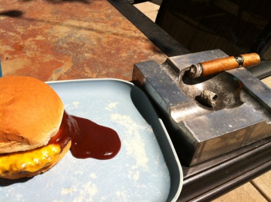 bbq-burger-and-cigar