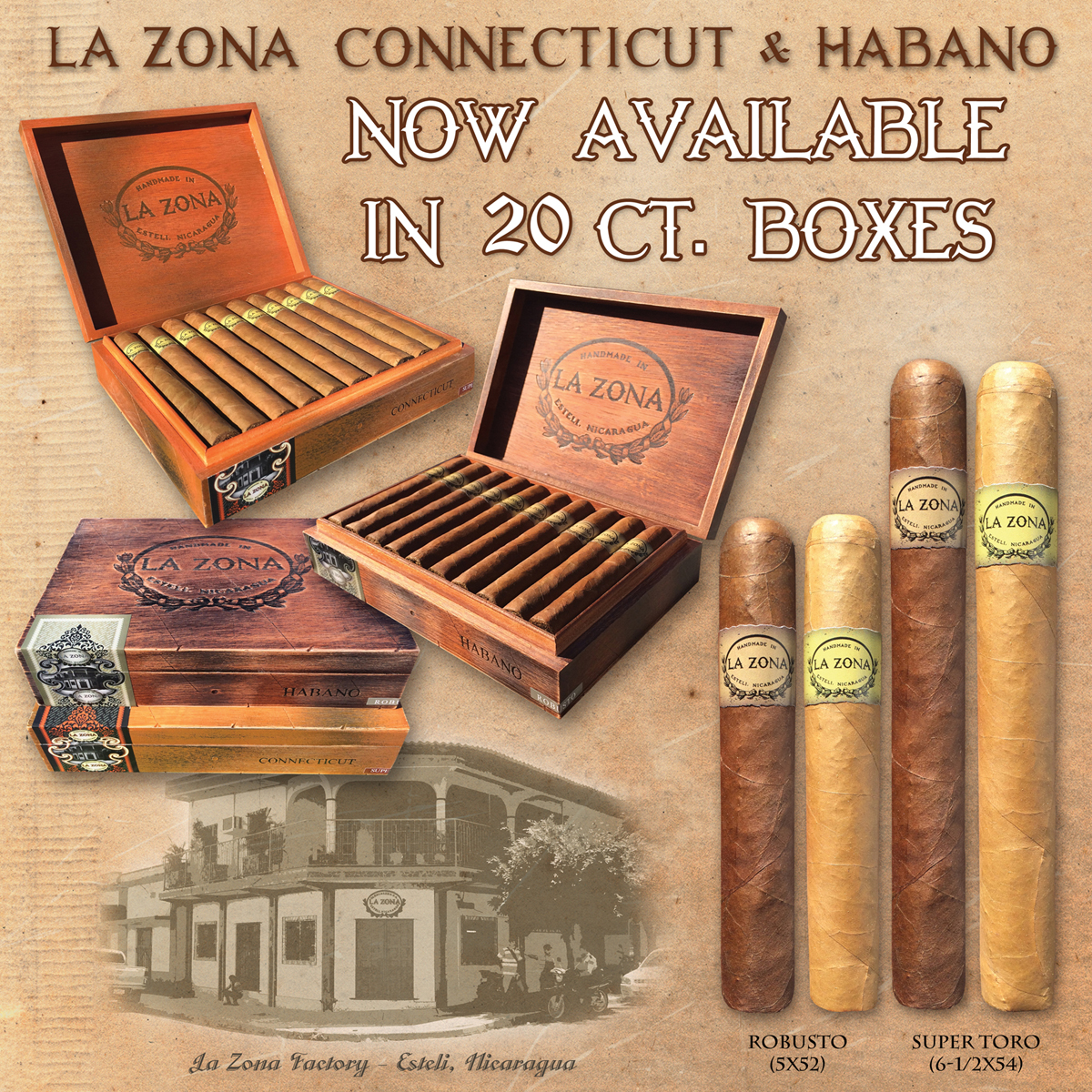 La Zona 20 count boxes