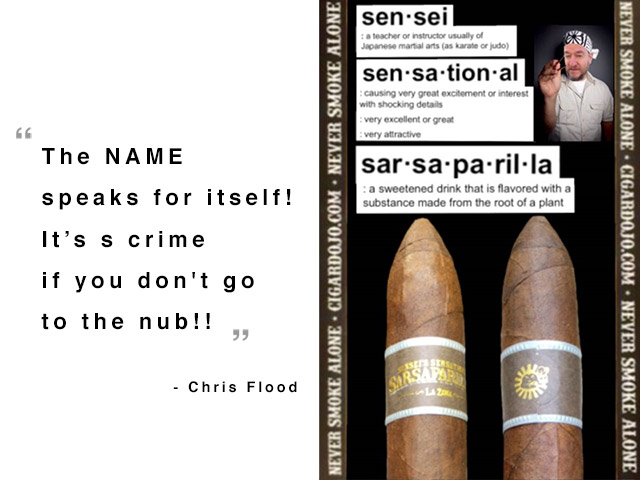 Chris Flood Cigar Dojo contest winner