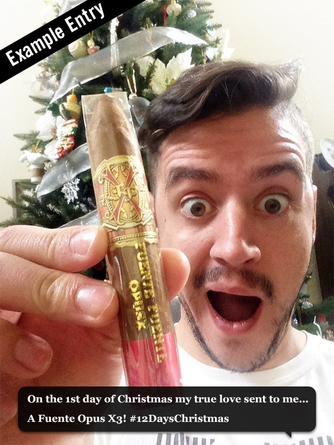 12 Days of Cigars and Christmas contest entry