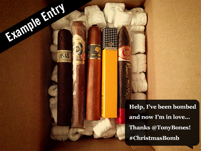 12 Days of Cigars and Christmas cigar bomb entry