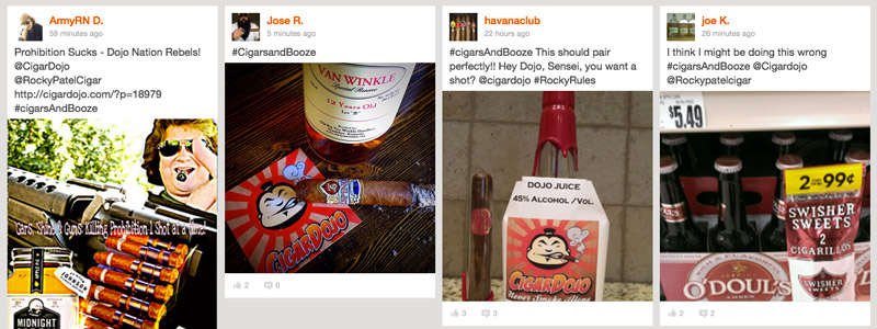 Cigar contest winners