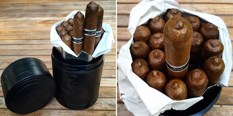 Tatuaje Black Label Corona Gorda cigars packaging