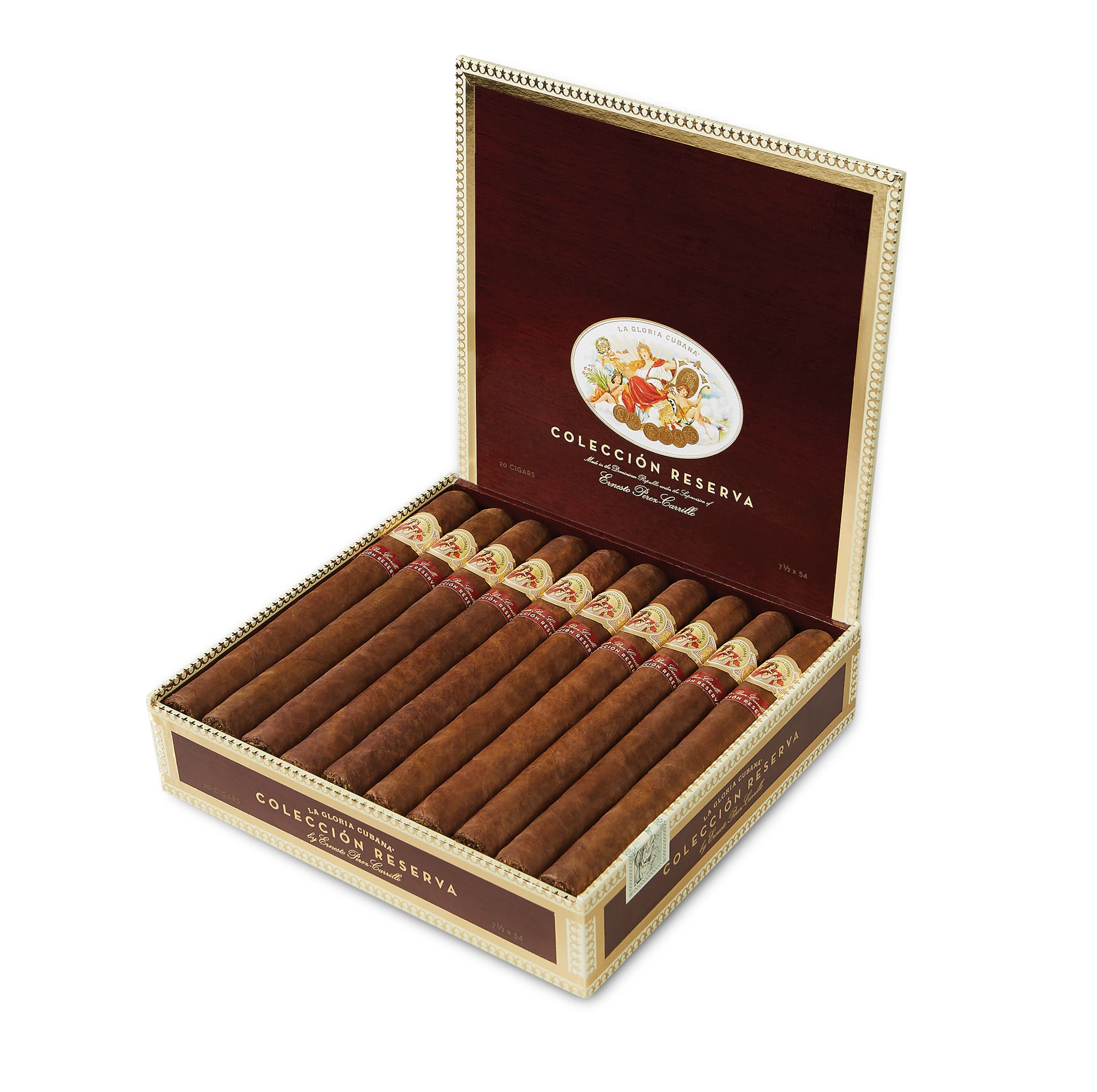 La Gloria Cubana Colección Reserva cigar box open