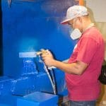 Cohiba Blue cigar box painting