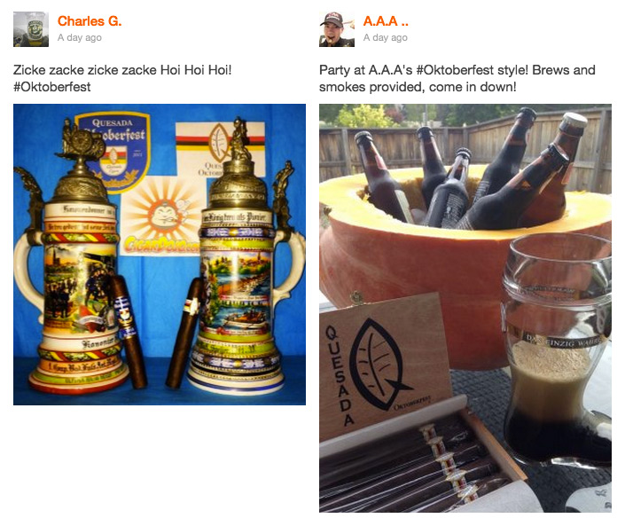 Quesada Oktoberfest cigar contest winners