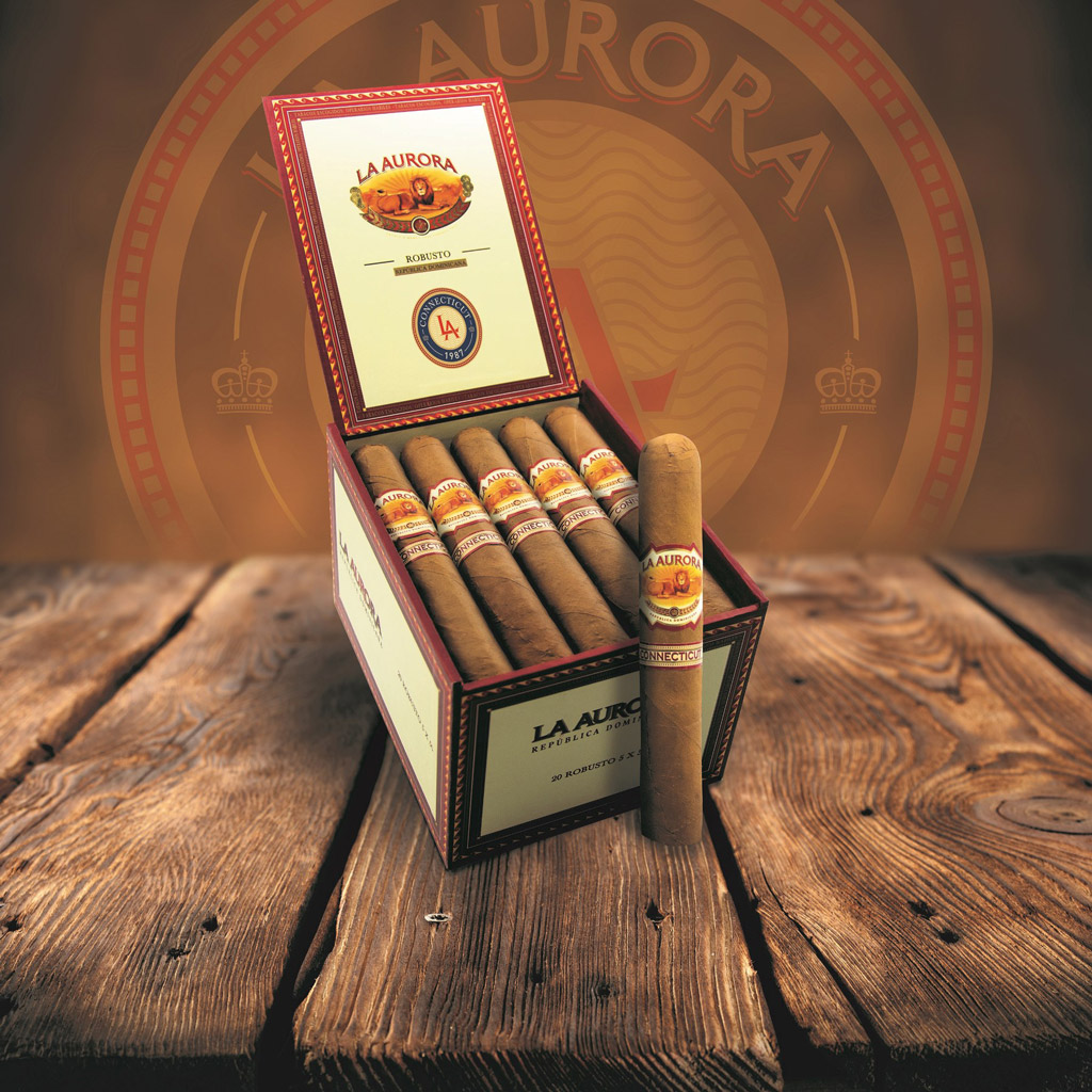 La Aurora 1987 Connecticut cigars packaging