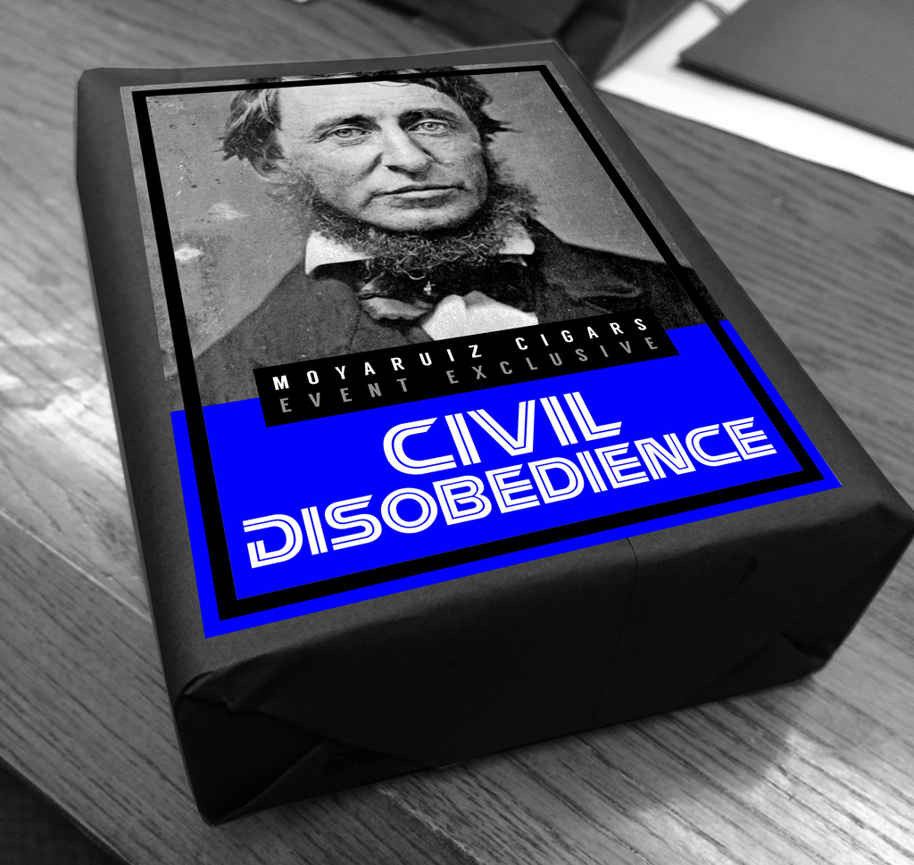 MoyaRuiz Civil Disobedience cigar packaging