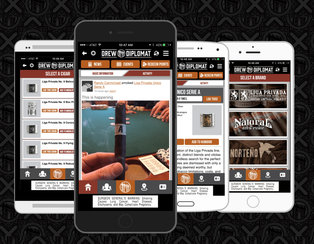 Drew Estate announces Drew Diplomat app
