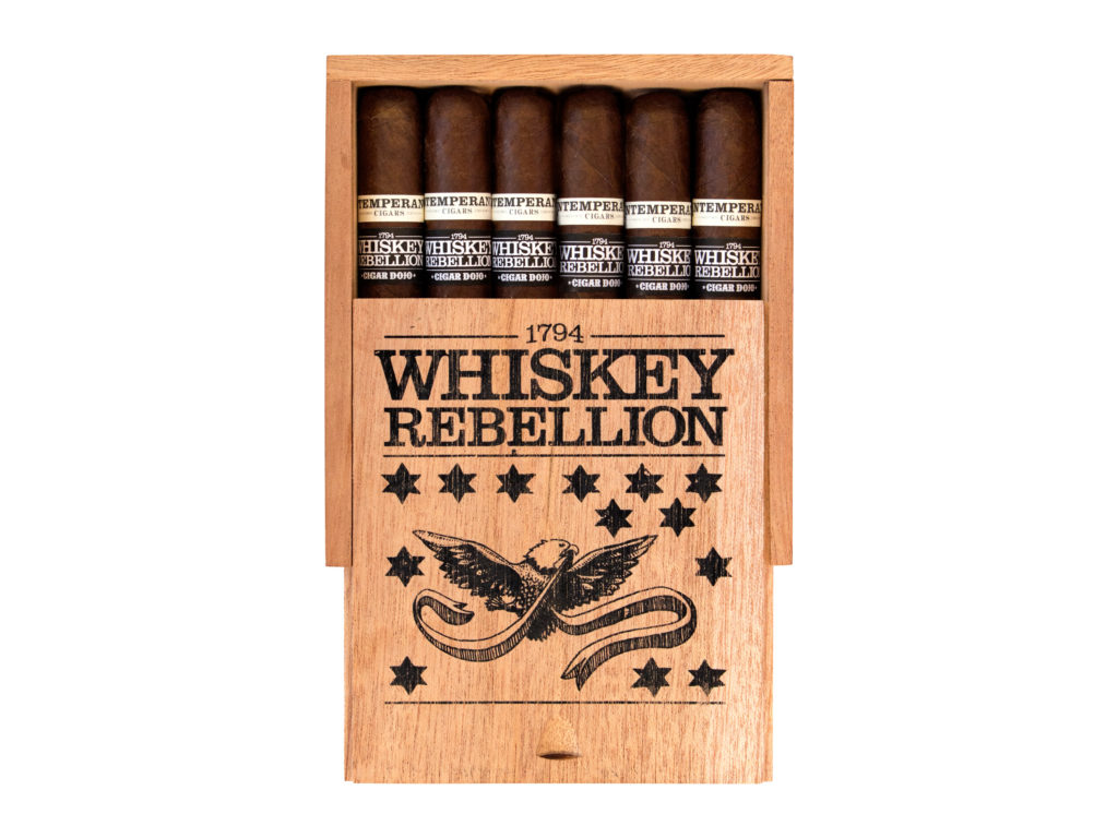 Intemperance Whiskey Rebellion cigar box open