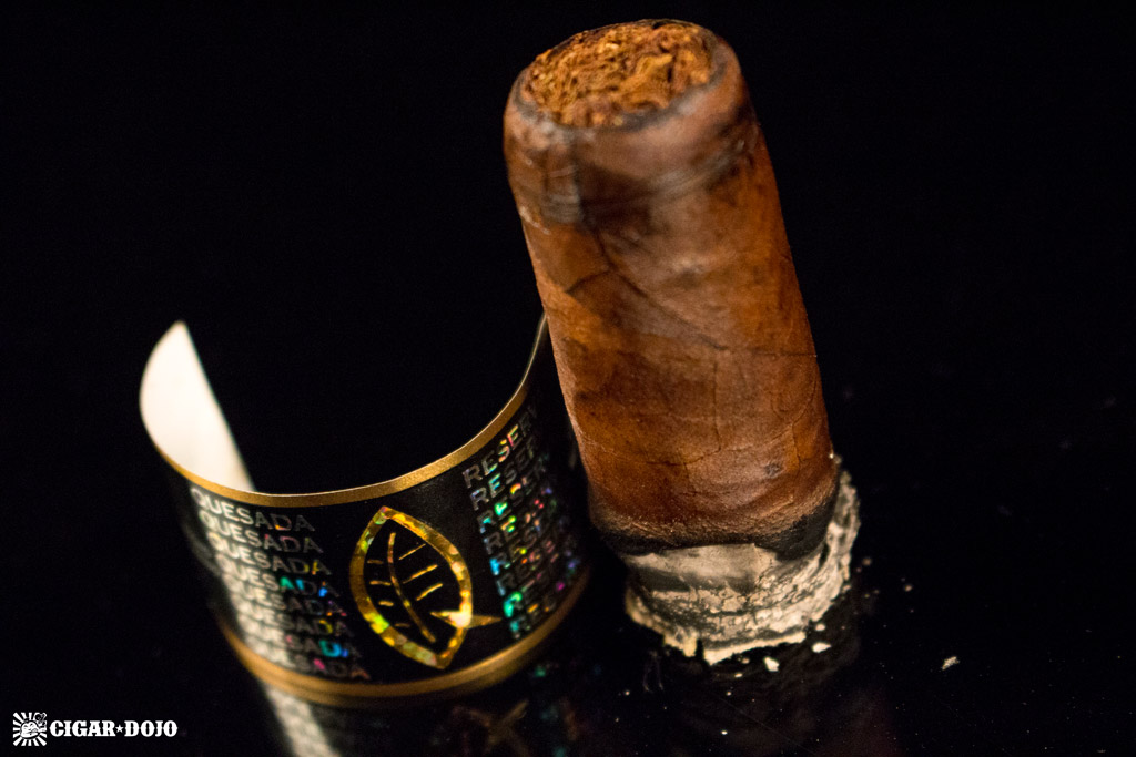 Quesada Reserva Privada Oscuro cigar nub