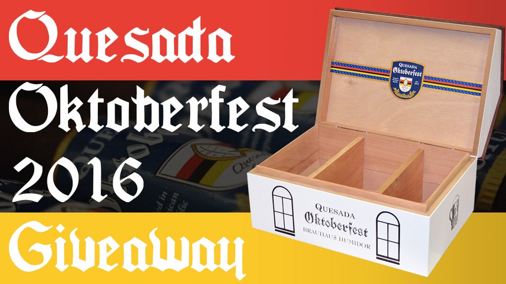 Quesada Oktoberfest 2016 cigar giveaway
