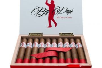 El Artista Big Papi by David Ortiz cigar box open
