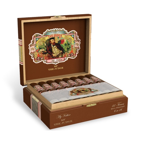 My Father The Judge cigar packaging