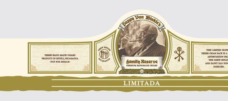 Drew Estate Pappy Van Winkle Limitada cigar band