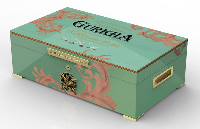Gurkha Limited Edition Royal Humidor green