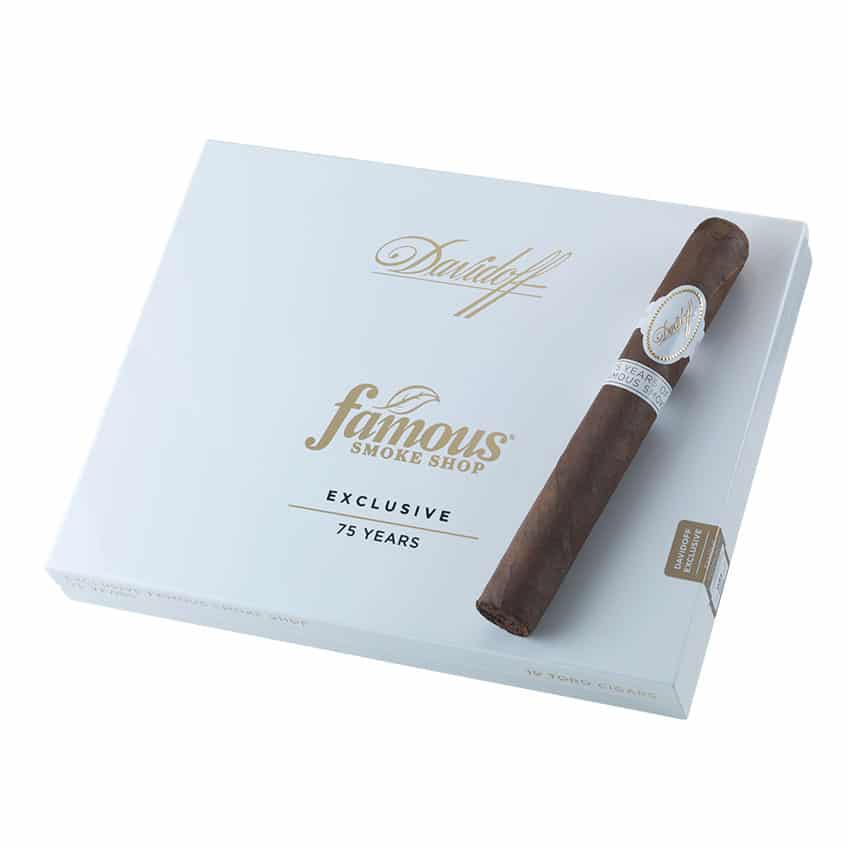 Davidoff Famous 75th Anniversary cigar box
