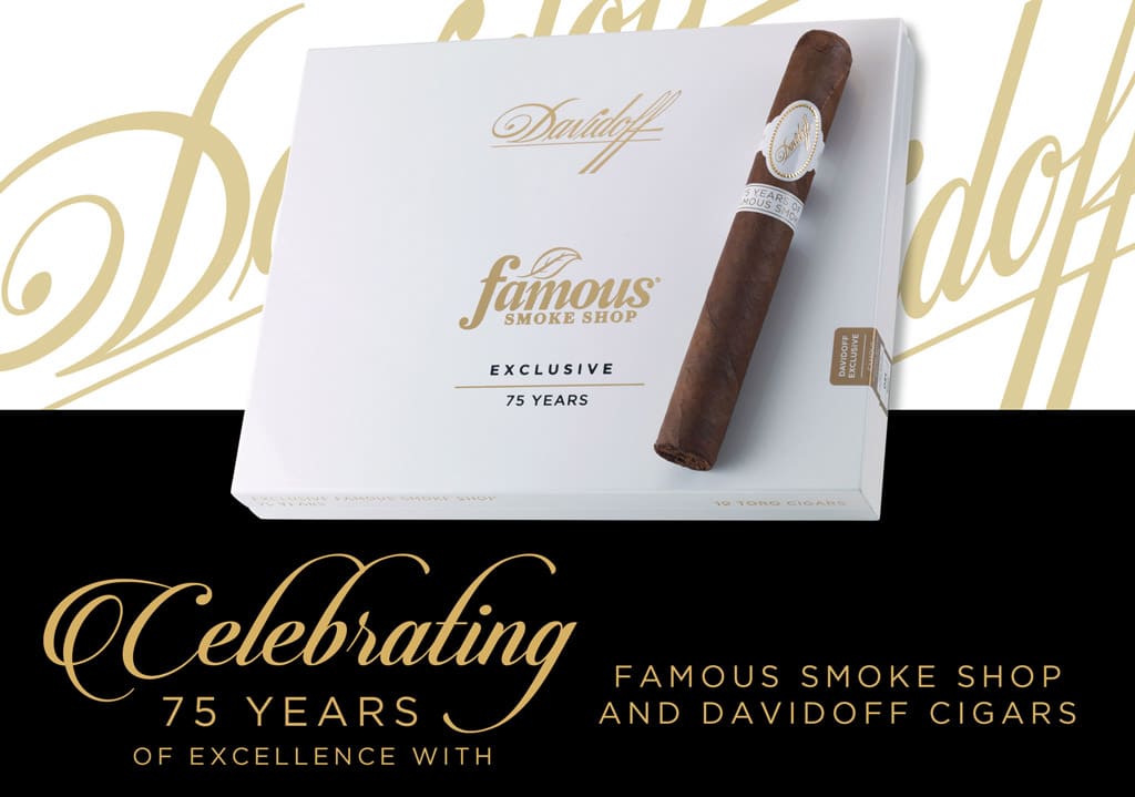 Davidoff Famous 75th Anniversary cigar announcement