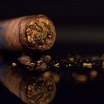 E.P. Carrillo Dusk Stout Toro cigar cut cap