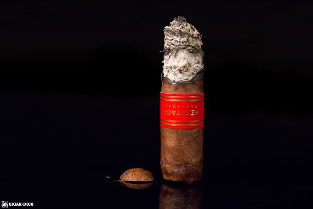 Partagas Heritage Robusto cigar nubbed