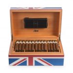 Davidoff Winston Churchill The Statesman The “Union Jack” Humidor open