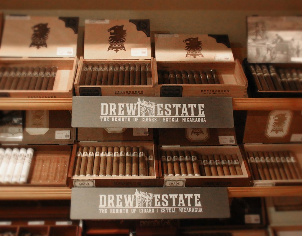 Drew Diplomat retail shelf display 2017