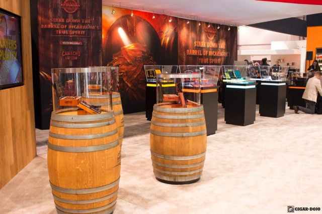 Camacho Cigars booth layout IPCPR 2017