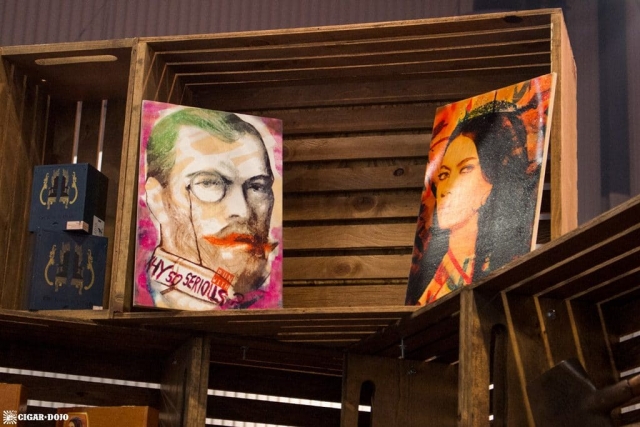Caldwell Cigar Company booth artwork IPCPR 2017