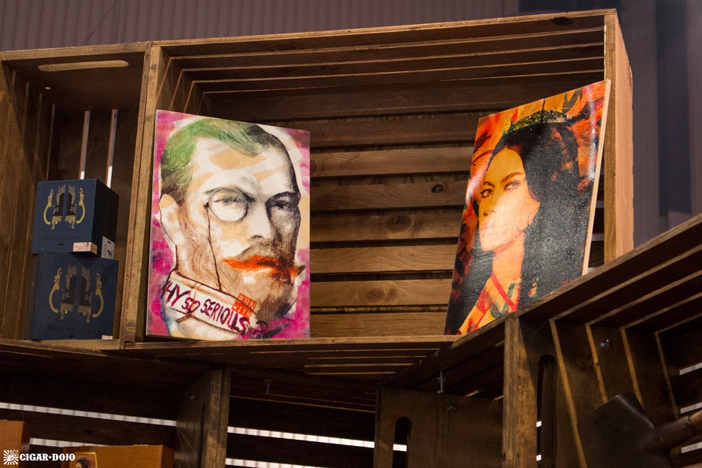 Caldwell Cigar Company booth artwork IPCPR 2017