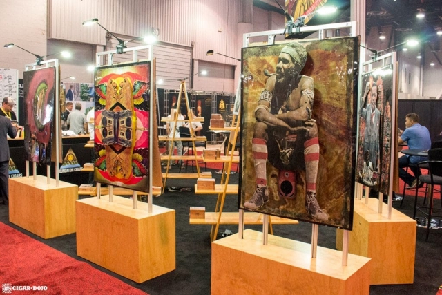 Foundation Cigar Company booth artwork IPCPR 2017