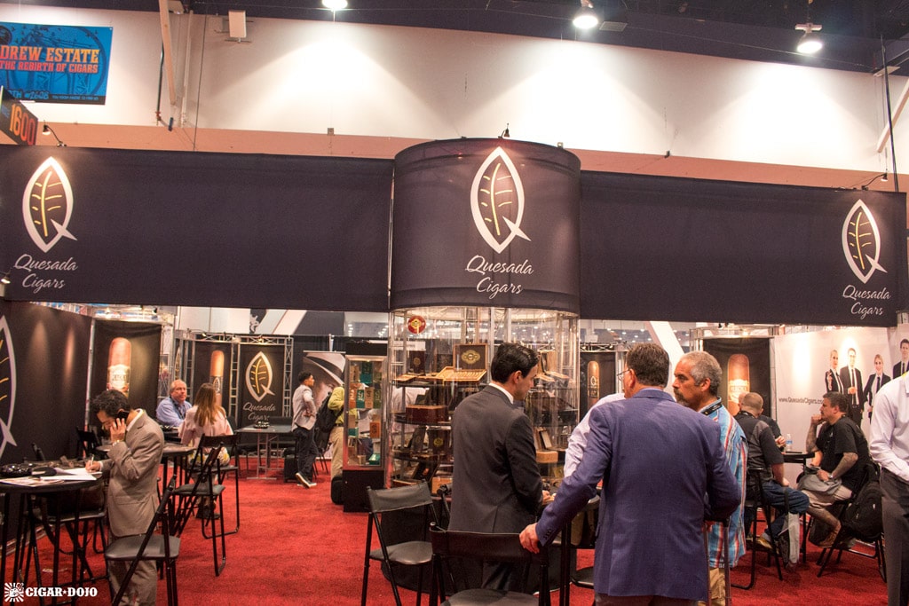 Quesada Cigars booth IPCPR 2017