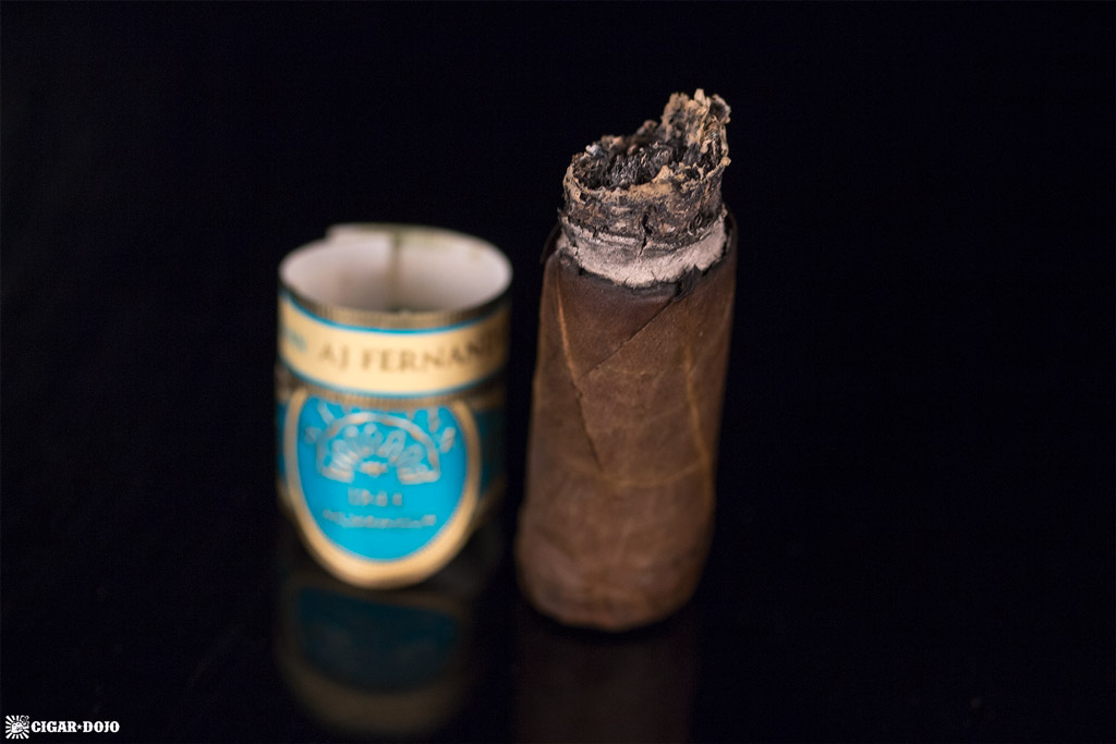 H. Upmann AJ Fernandez Toro cigar nubbed