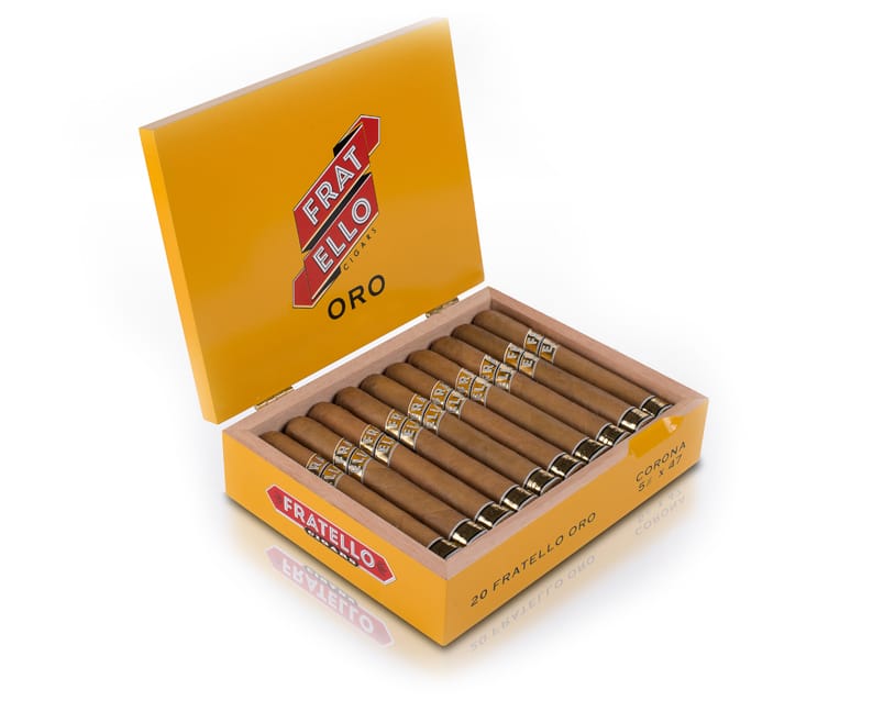 Fratello Oro cigar box open