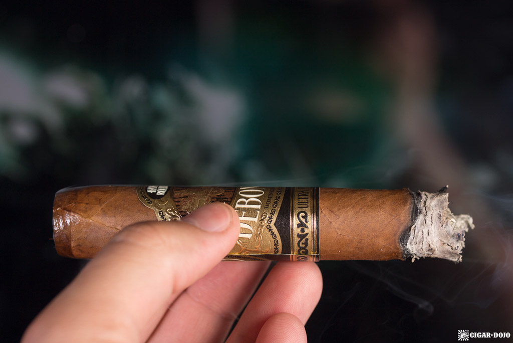 Debonaire Habano Belicoso cigar smoking