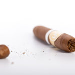 Davidoff 50th Diademas Finas cigar cut cap
