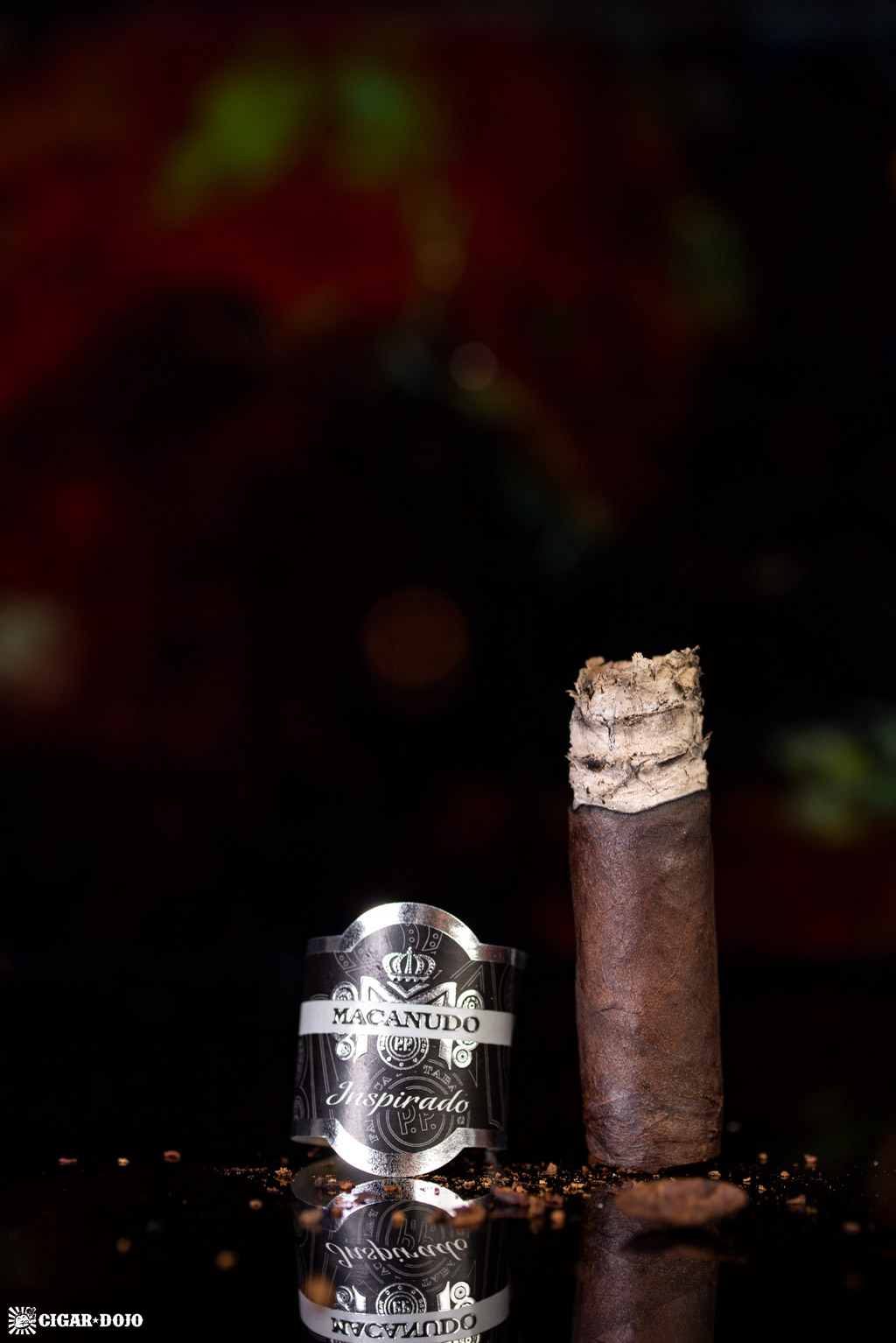 Macanudo Inspirado Black Robusto cigar finished
