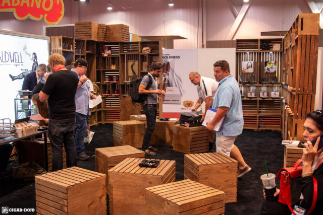 Caldwell Cigar Co. booth IPCPR 2018