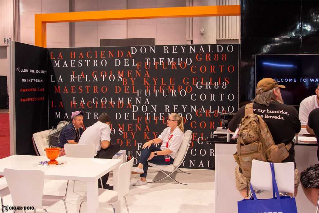 Warped Cigars booth IPCPR 2018