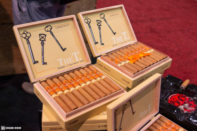 The T. Connecticut cigars display IPCPR 2018