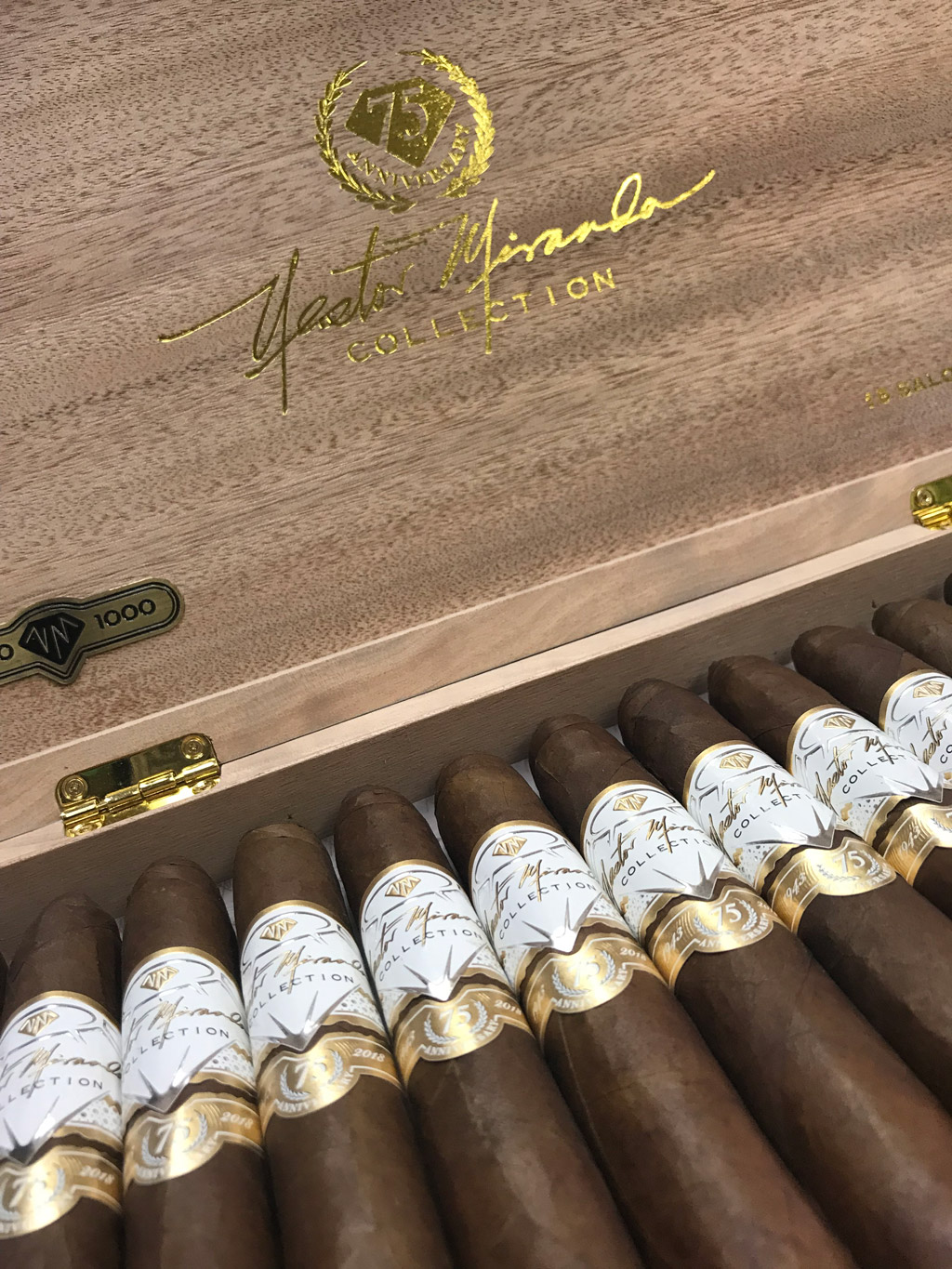 Nestor Miranda 75th Anniversary cigars