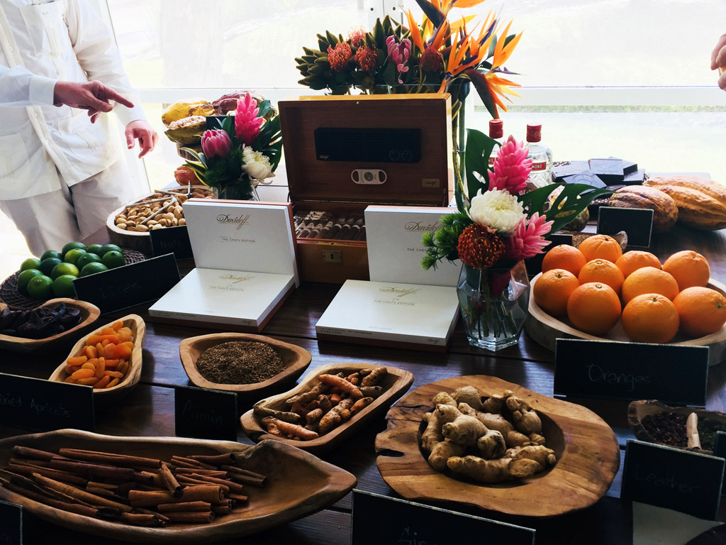 Davidoff Chefs Edition 50th Anniversary food pairing