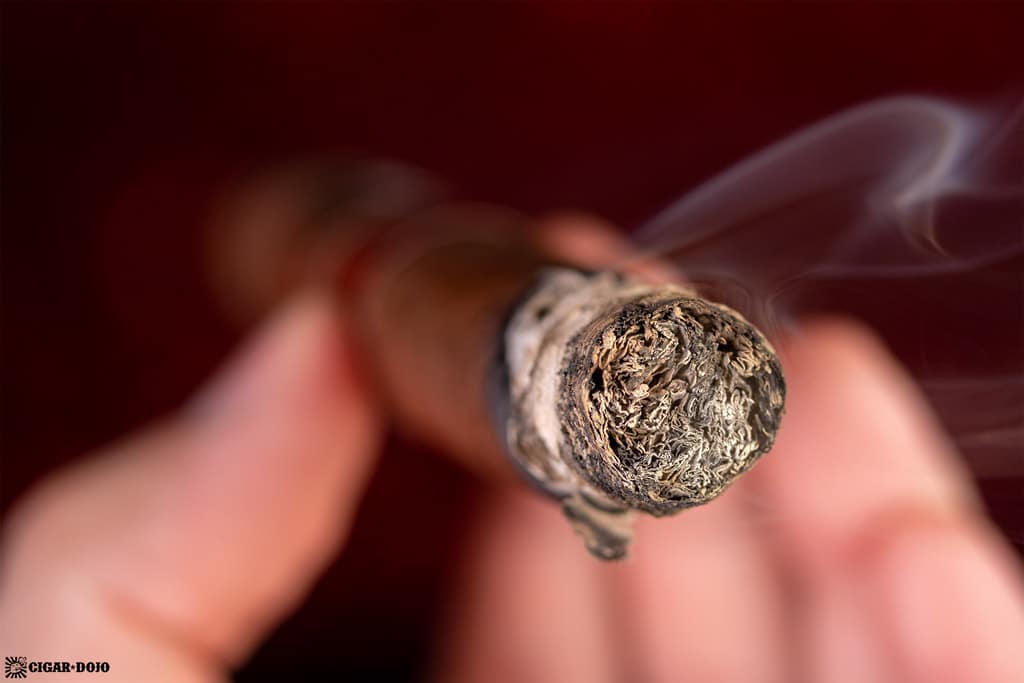 La Palina Bronze Label Robusto cigar smoking