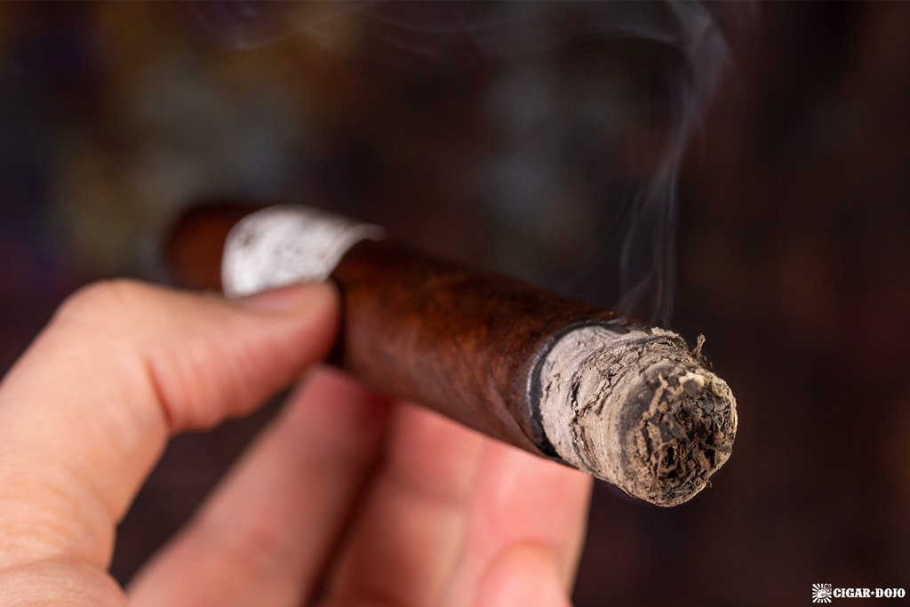 Tatuaje 15th Anniversary Rosado Oscuro Torpedo Grande cigar smoking