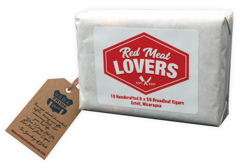 Smoke Inn Red Meat Lovers Club Microblend packaging