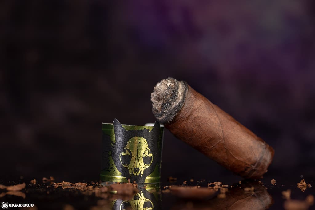Emilio Cigars Grimalkin Toro (2018) cigar nubbed