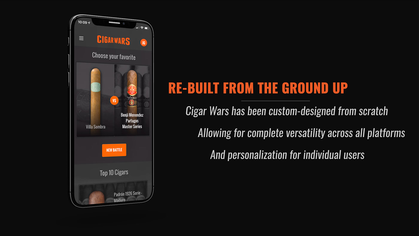 Cigar Wars Re-built from the Ground Up Graphic