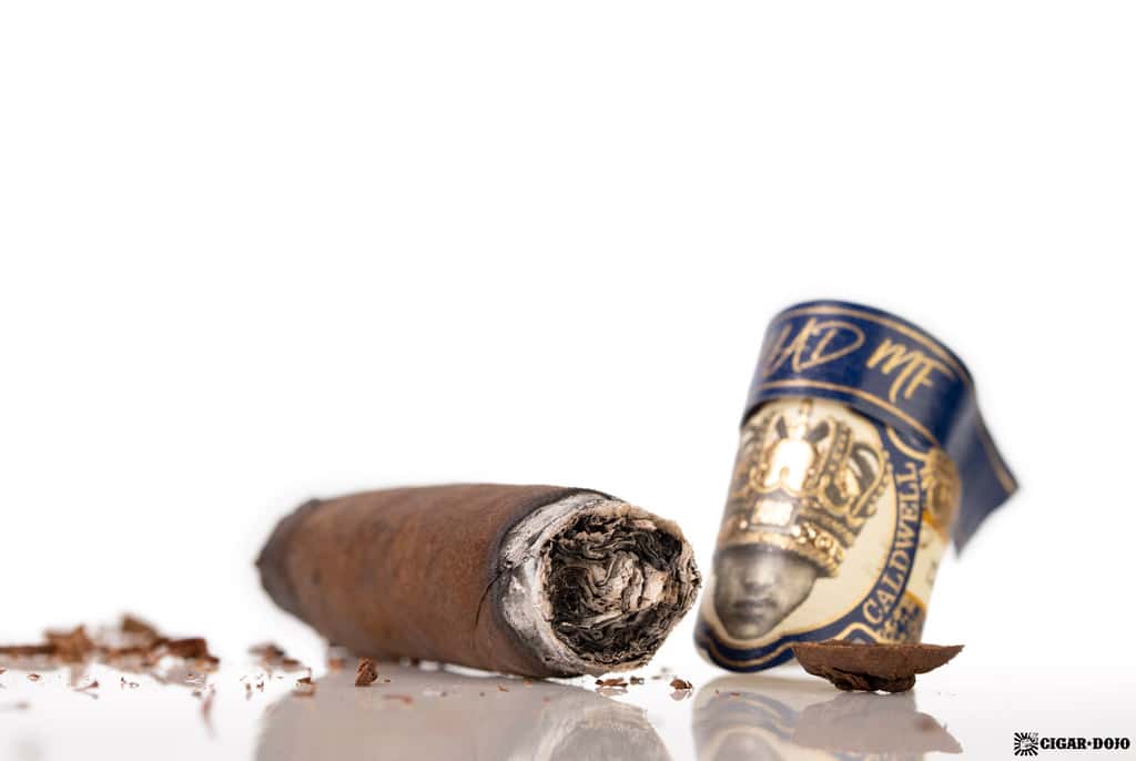 Caldwell Long Live the King MAD MF Corona cigar finished